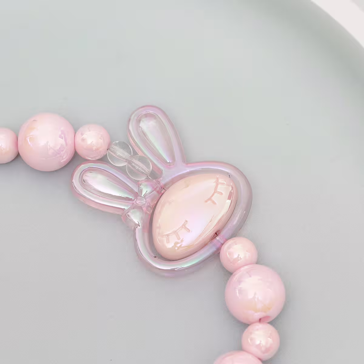 旋轉兔兔&times;手機腕帶掛繩&times;粉紅-第4張