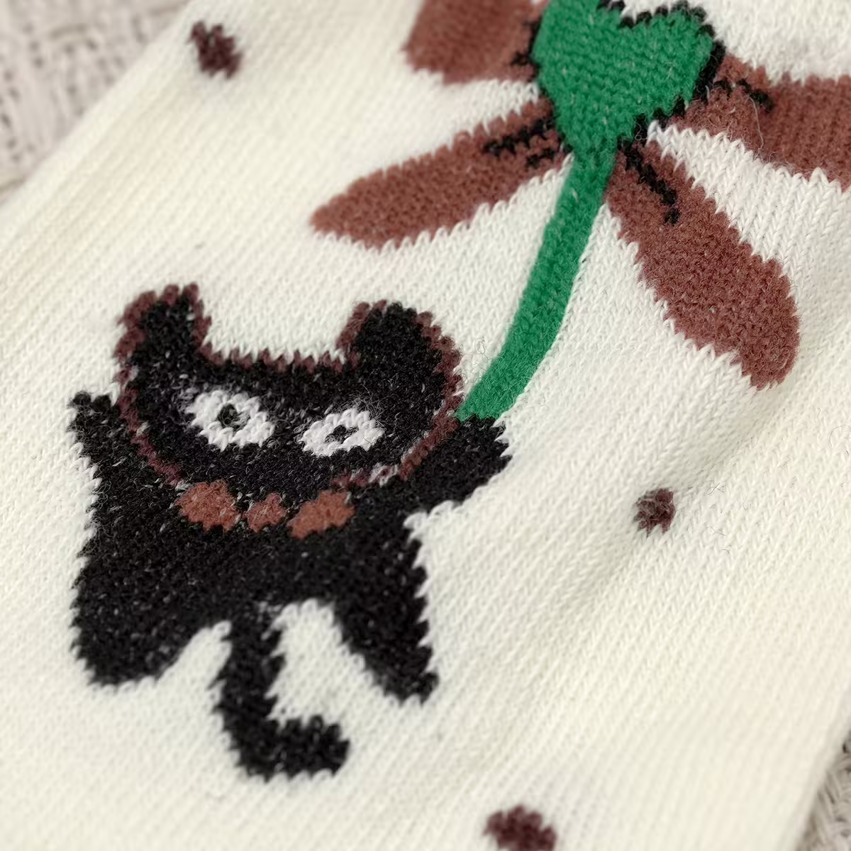 黑貓&times;低筒襪&times;三雙套件襪子組-第3張