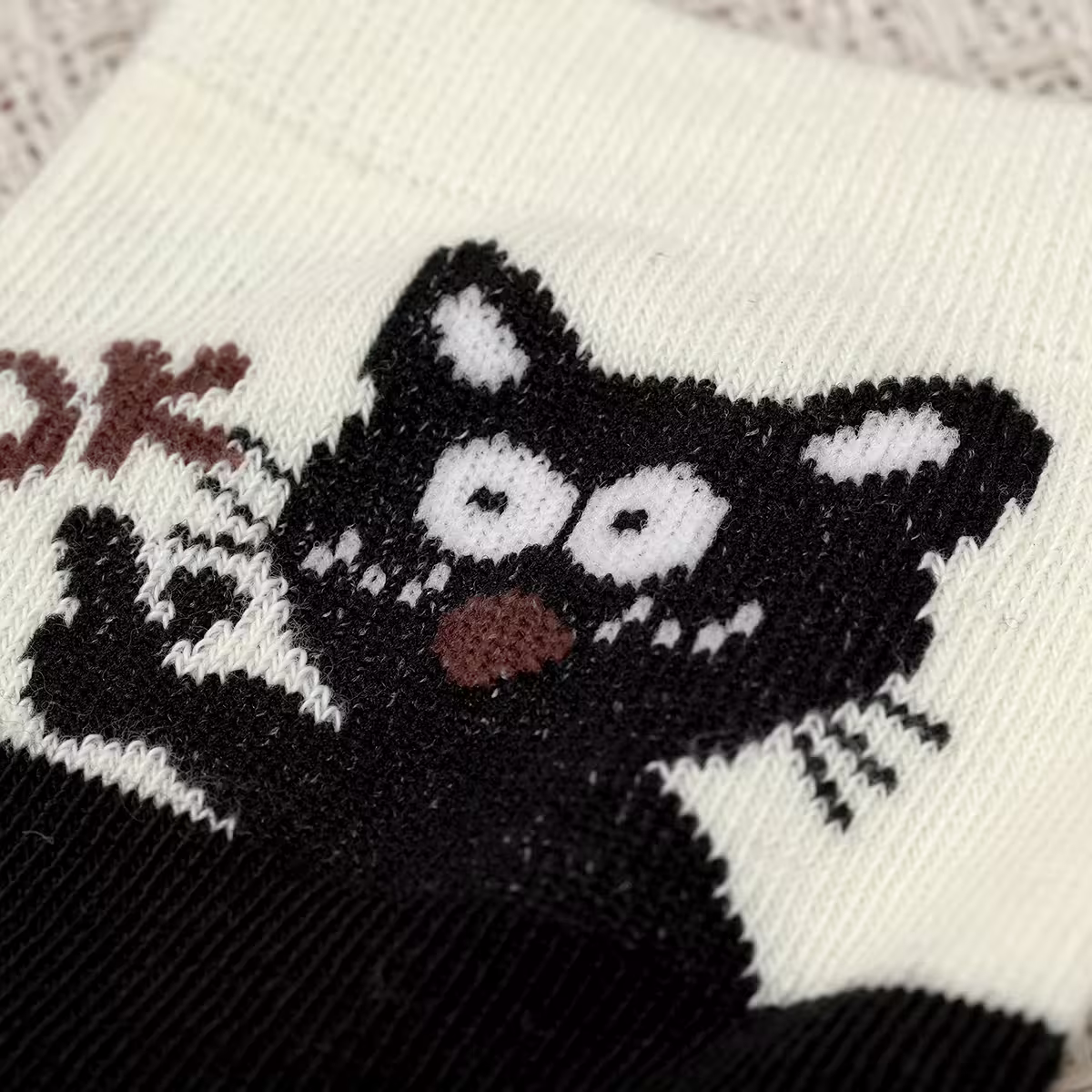 黑貓&times;低筒襪&times;三雙套件襪子組-第4張