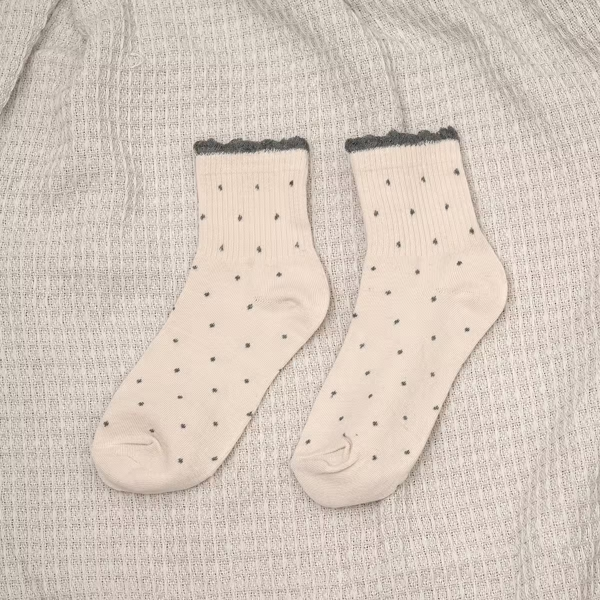 花邊點點&times;低筒襪&times;四雙套件襪子組-第2張