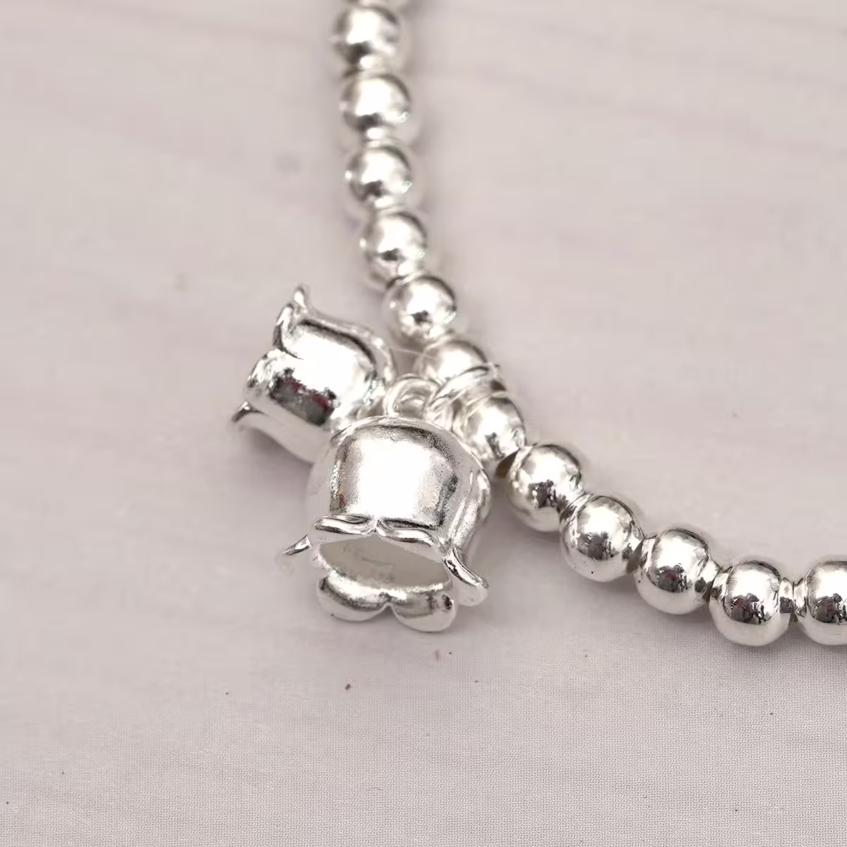 925銀飾&times;風鈴草&times;串珠手環-第3張