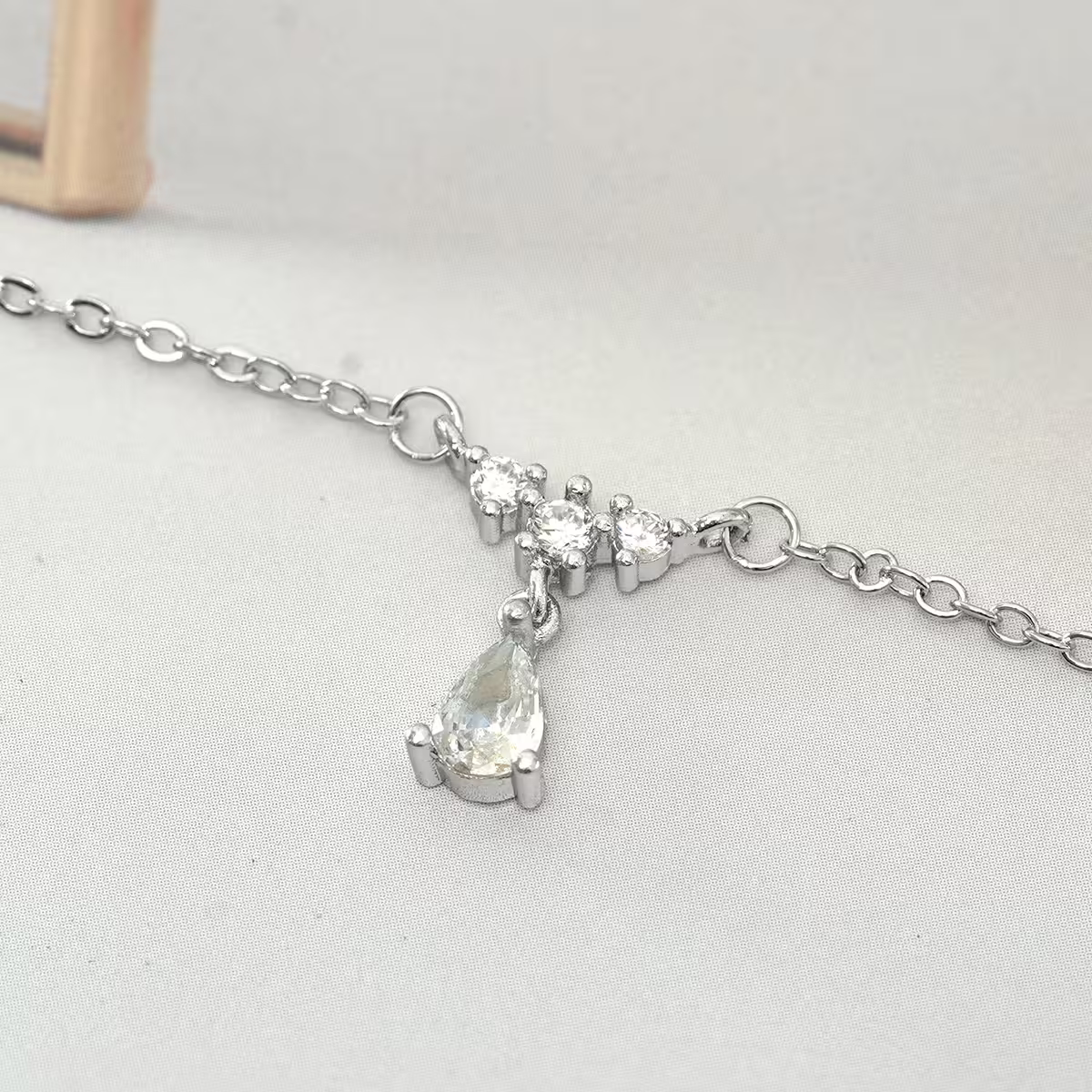 925銀飾&times;凝光之淚&times;鎖骨項鍊-第3張