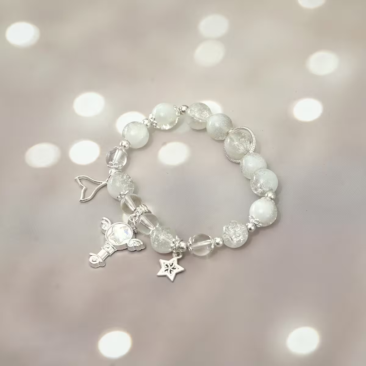 星光魔法琉璃&times;固定式串珠手鍊&times;共五色-第6張