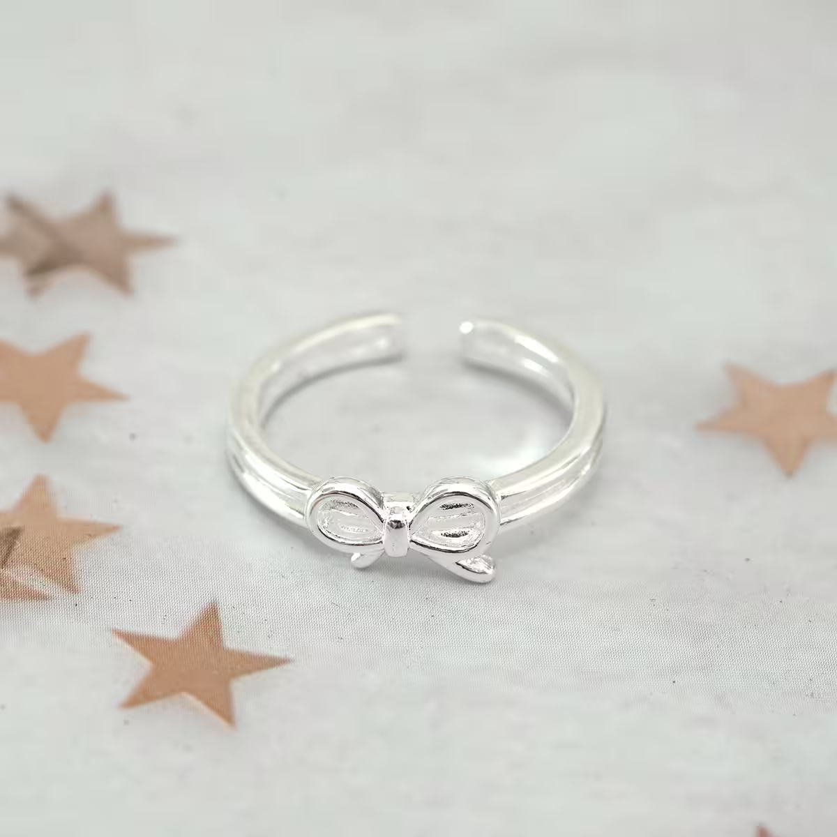 925銀飾&times;蝴蝶小結&times;開口戒指-第3張