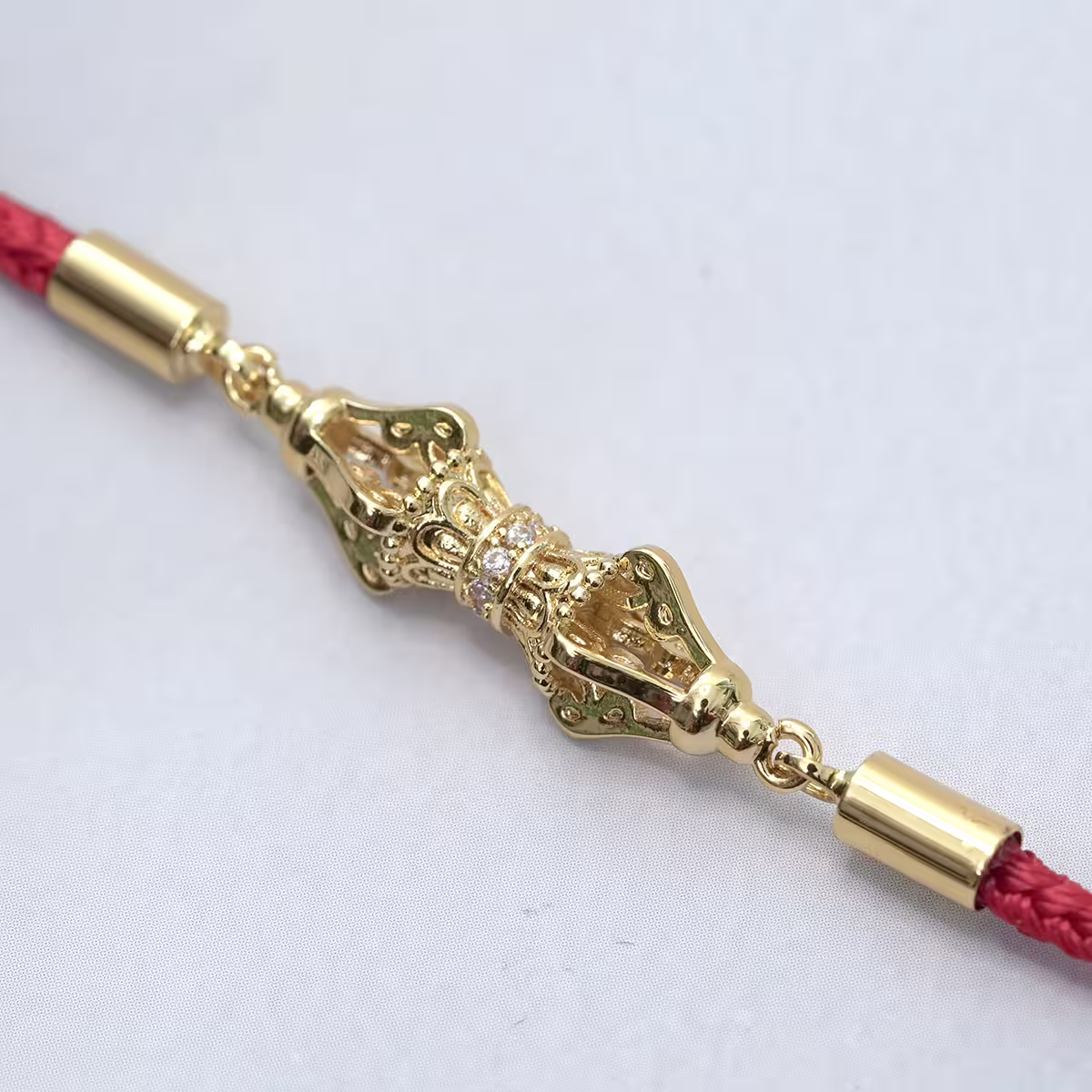 復古金剛杵&times;紅繩手鍊-第4張