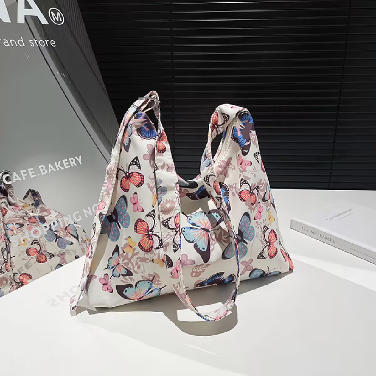 蝴蝶印花布藝&times;斜背包&times;彩色-第3張