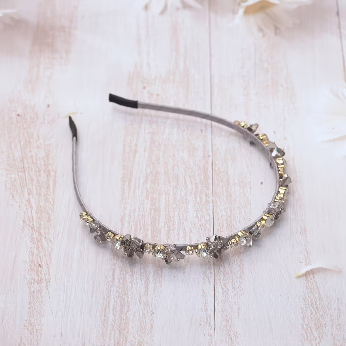 法式輕奢水晶&times;髮箍&times;共三色-第2張