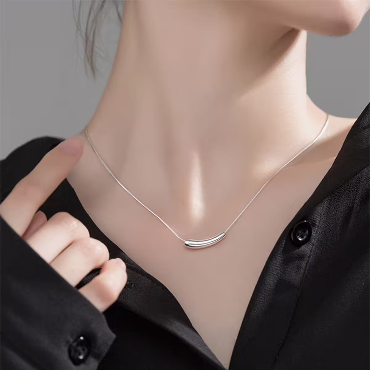 925銀飾&times;小茄子&times;鎖骨項鍊-第4張