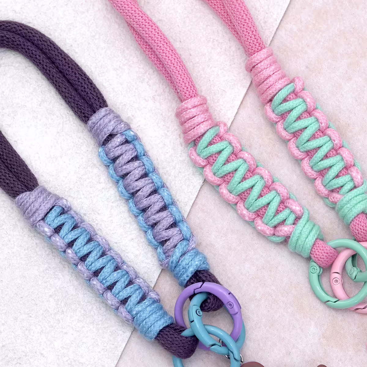 動物女孩&times;手機腕帶掛繩&times;紫色-第6張