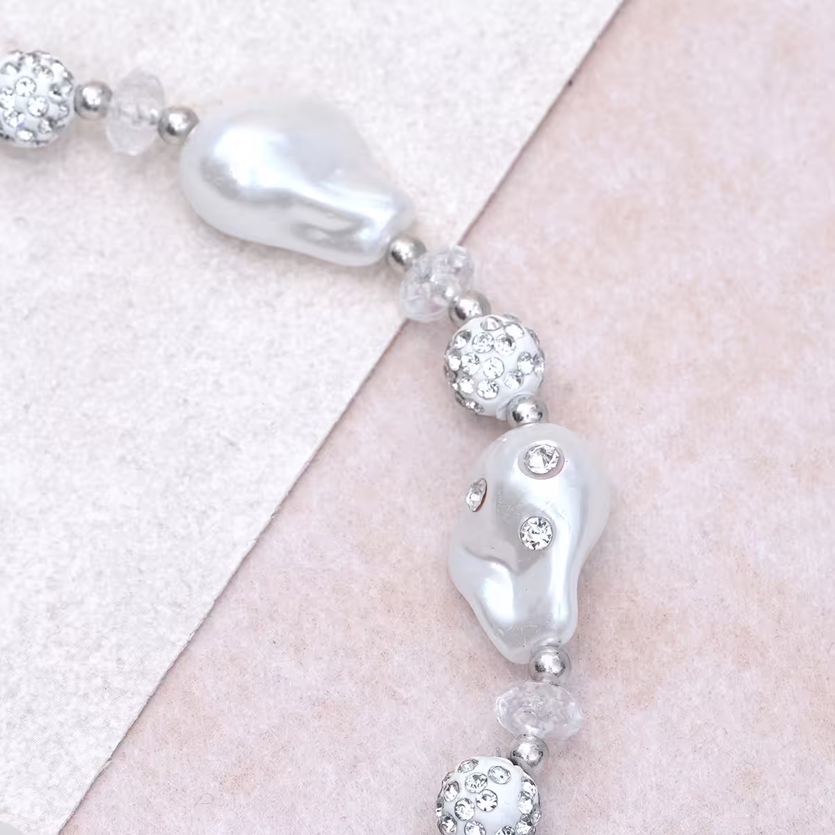 巴洛克珍珠晶鑽&times;手機腕帶掛繩-第5張