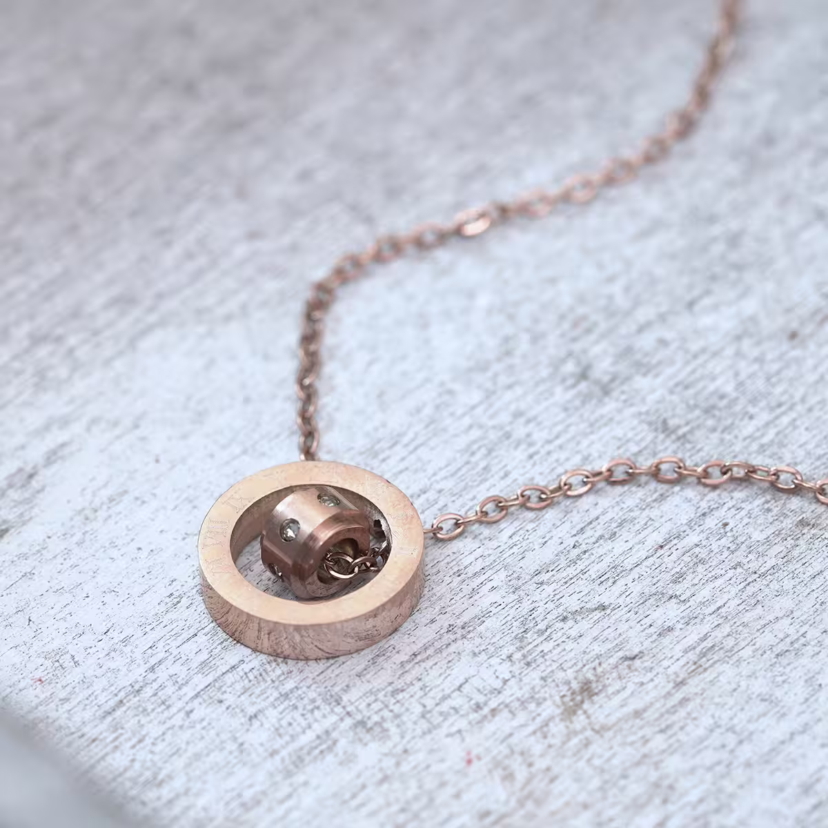 316鋼飾&times;晶鑽羅盤&times;玫瑰金-第3張