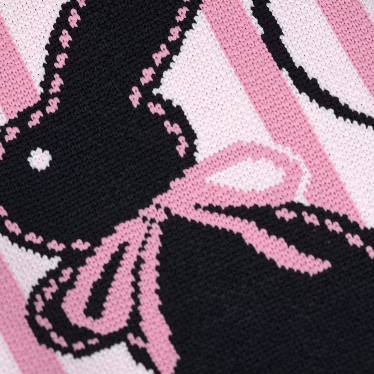 條紋小兔&times;針織手提袋-第4張