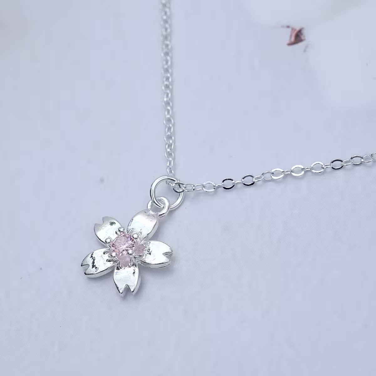 925銀飾&times;十里桃花&times;鎖骨項鍊-第4張