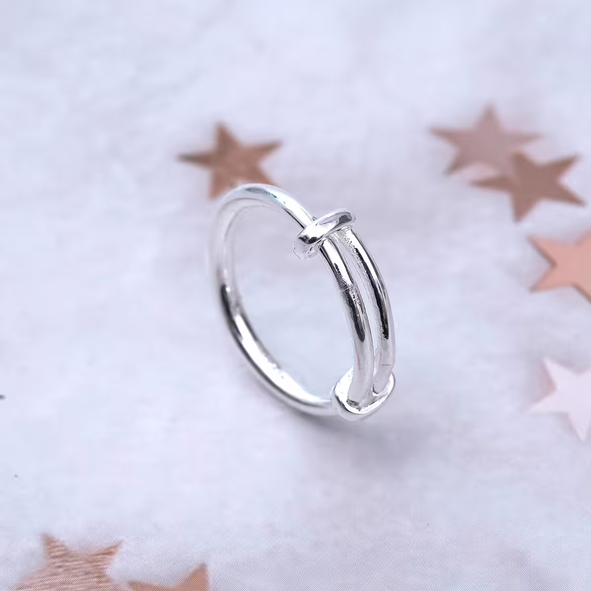 925銀飾&times;極簡伸縮&times;開口戒指-第2張