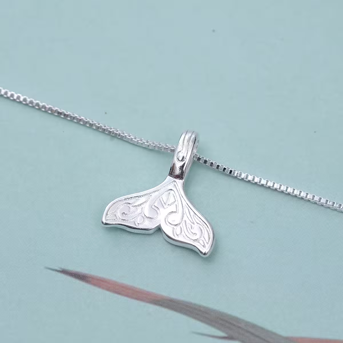 925銀飾&times;花紋美人魚尾&times;鎖骨項鍊-第4張