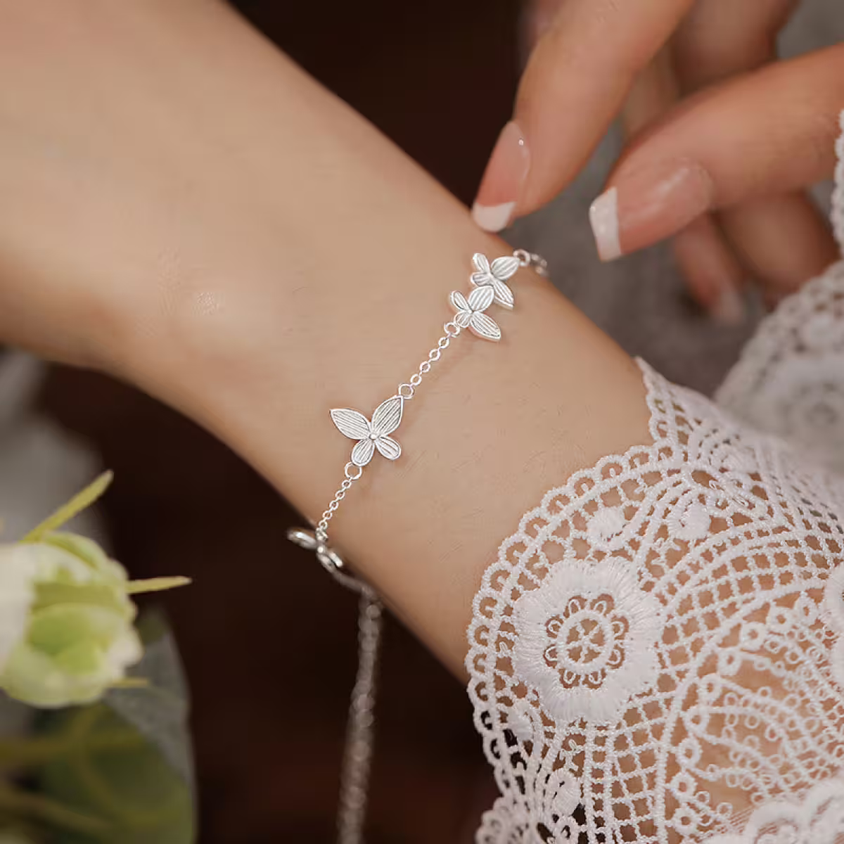 925銀飾&times;蝴蝶少女&times;手鍊-第6張