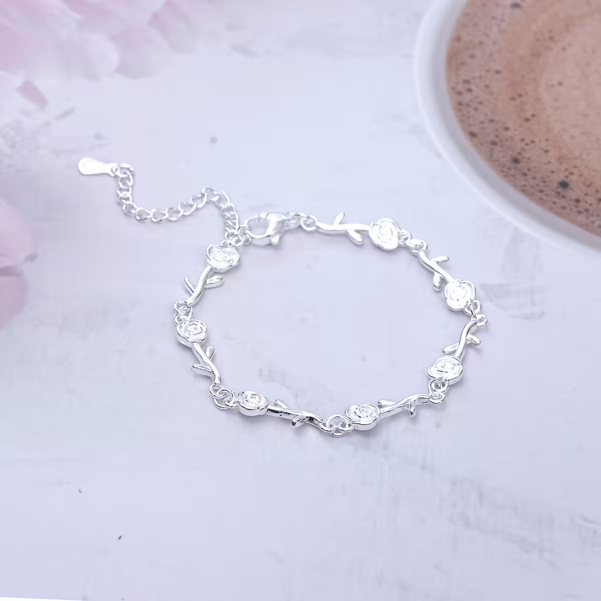 925銀飾&times;玫瑰花園&times;手鍊-第1張