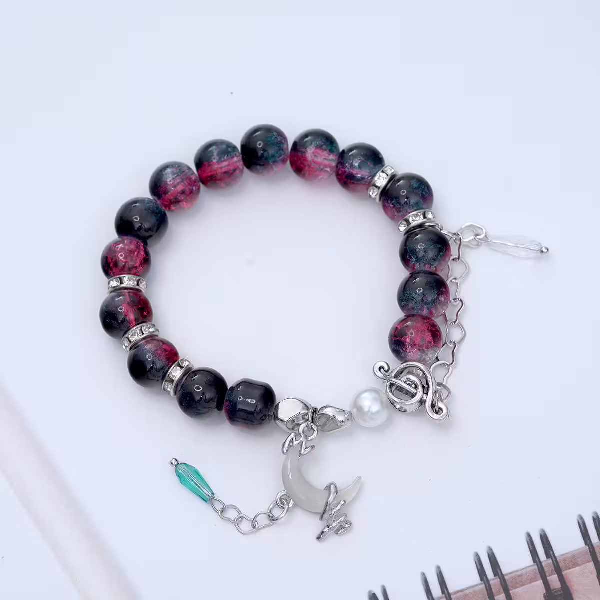 月光奏鳴曲&times;固定式串珠手鍊-第3張