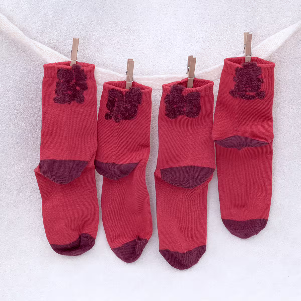 發財&如意&times;中筒襪&times;二雙套件襪子組-第2張