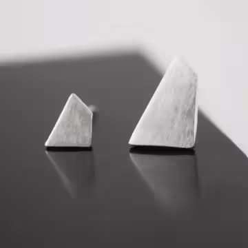 925銀針×不規則方塊×耳針