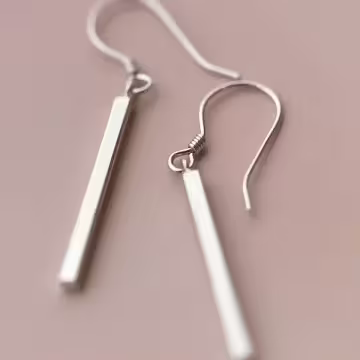 925銀針×一字長方桿×耳勾