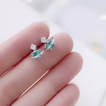 925銀針×綠晶小行星 ×耳針