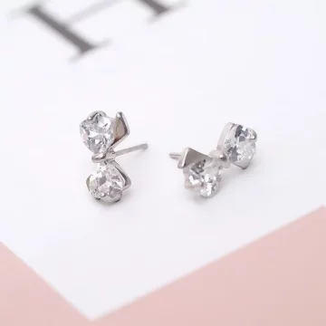 925銀針×晶鑽蝴蝶領結×耳針.avif