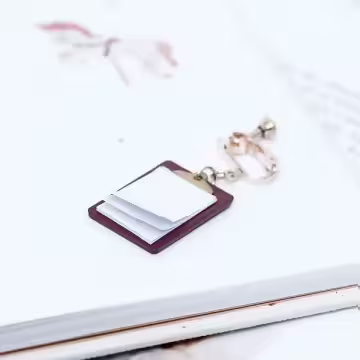 可以寫字的筆記本×單邊螺旋耳夾