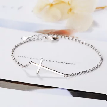 925銀飾×個性十字架×手鍊.avif