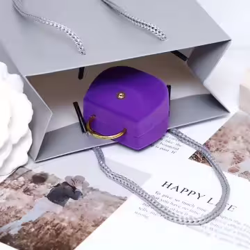 手提包×適用戒指/小耳釘×絨布盒