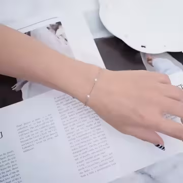 925銀飾×簡約珍珠×手鍊