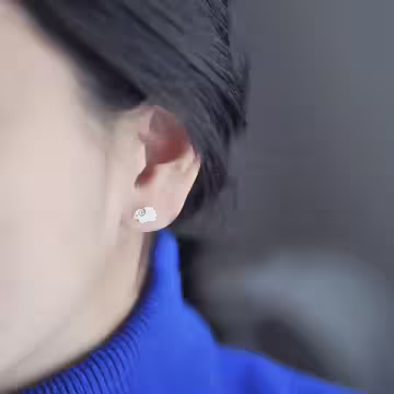925銀針×小綿羊×耳針