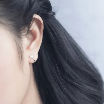 珍珠小鹿×U型耳骨耳夾.avif