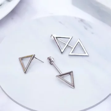 925銀針×雙幾何三角形×後掛式耳針.avif