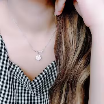 925銀飾×粉櫻之戀×鎖骨項鍊