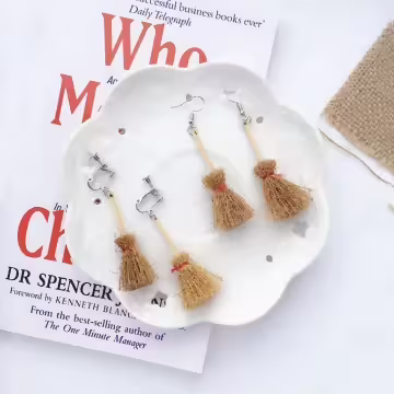 小魔女的掃把×螺旋耳夾