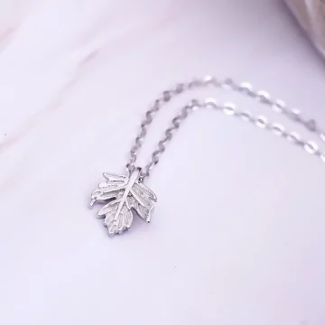 925銀飾×一片楓葉×鎖骨項鍊.avif