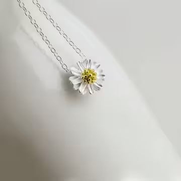 925銀飾×雛菊小太陽×鎖骨項鍊