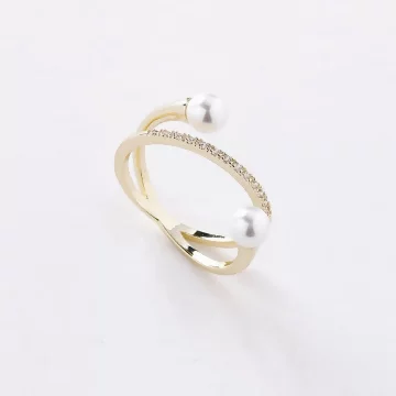 交叉鋯鑽珍珠×戒指.avif