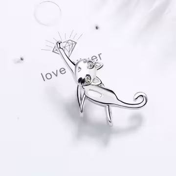 慵懶的貓咪×U型耳夾