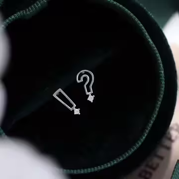 925銀針×驚嘆問號×耳針