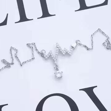 925銀飾×心電感應之星×鎖骨項鍊