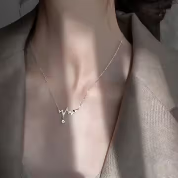 925銀飾×心電感應之星×鎖骨項鍊