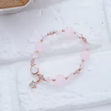 六角幾何星星×固定式串珠手環×共四色