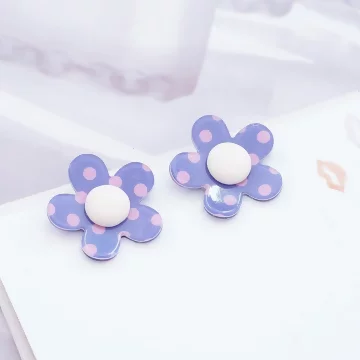 波點小花×耳環×共三色.avif