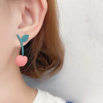 粉紅小櫻桃×吊墜耳環.avif