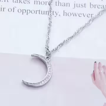 925銀飾×上弦月×腳鍊 