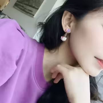 繽樂愛心糖果圓珠&times;吊墜耳環