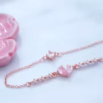 心心相印晶鑽×鎖骨項鍊