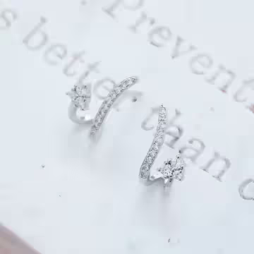 U星鋯鑽&times;耳環